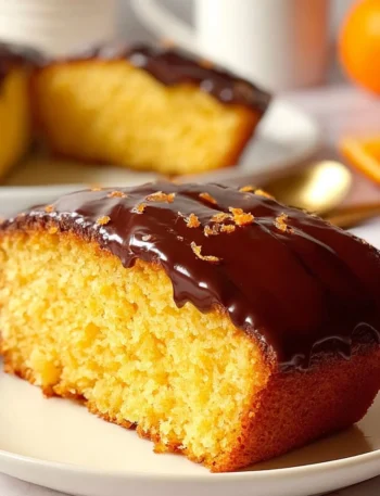 Gâteau à l'orange fresco e goloso con decorazione di arance