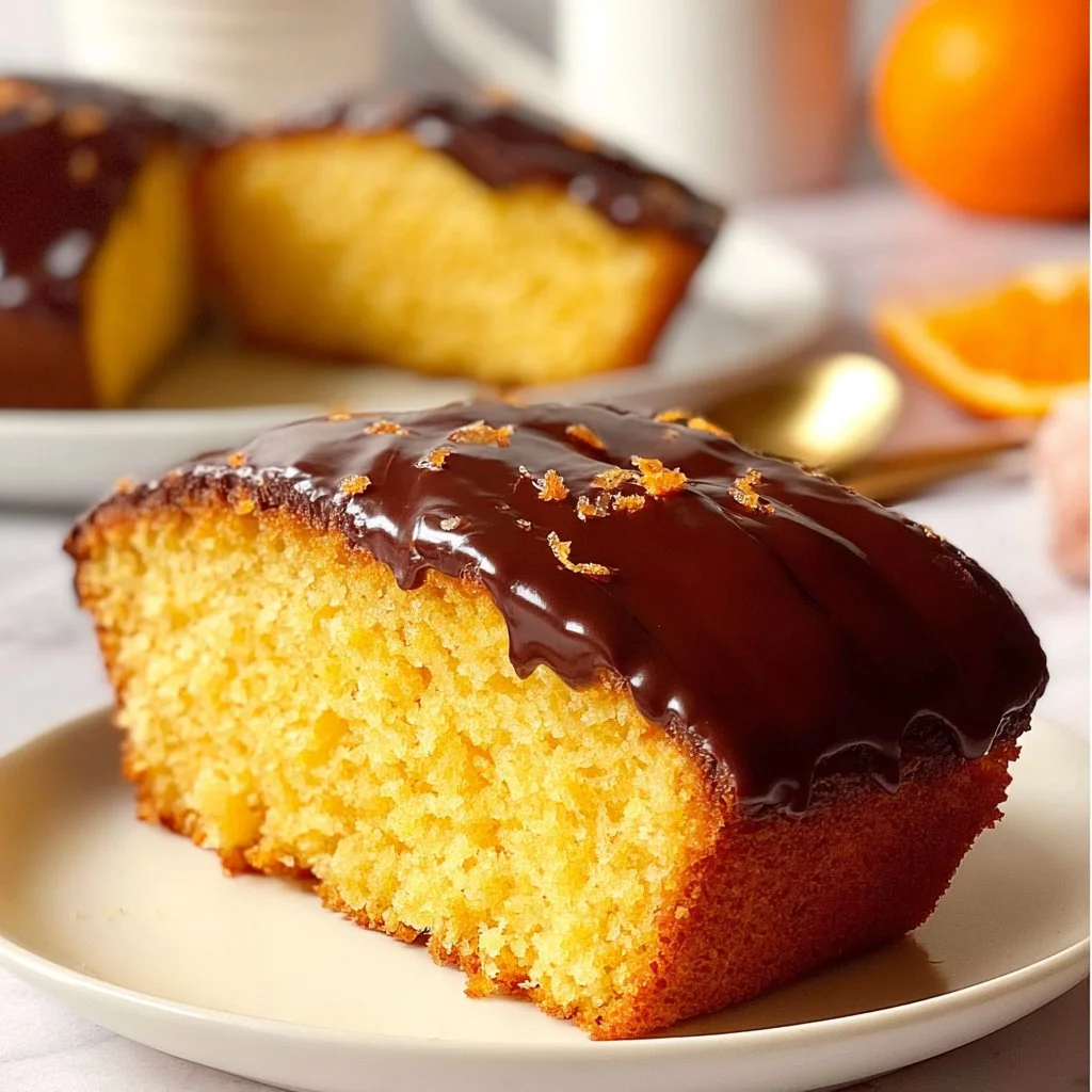 Gâteau à l'orange fresco e goloso con decorazione di arance