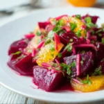 Insalata di Barbabietola e Arancia Marocchina con ingredienti freschi