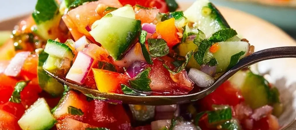 Insalata marocchina: contorni di pomodoro irresistibili
