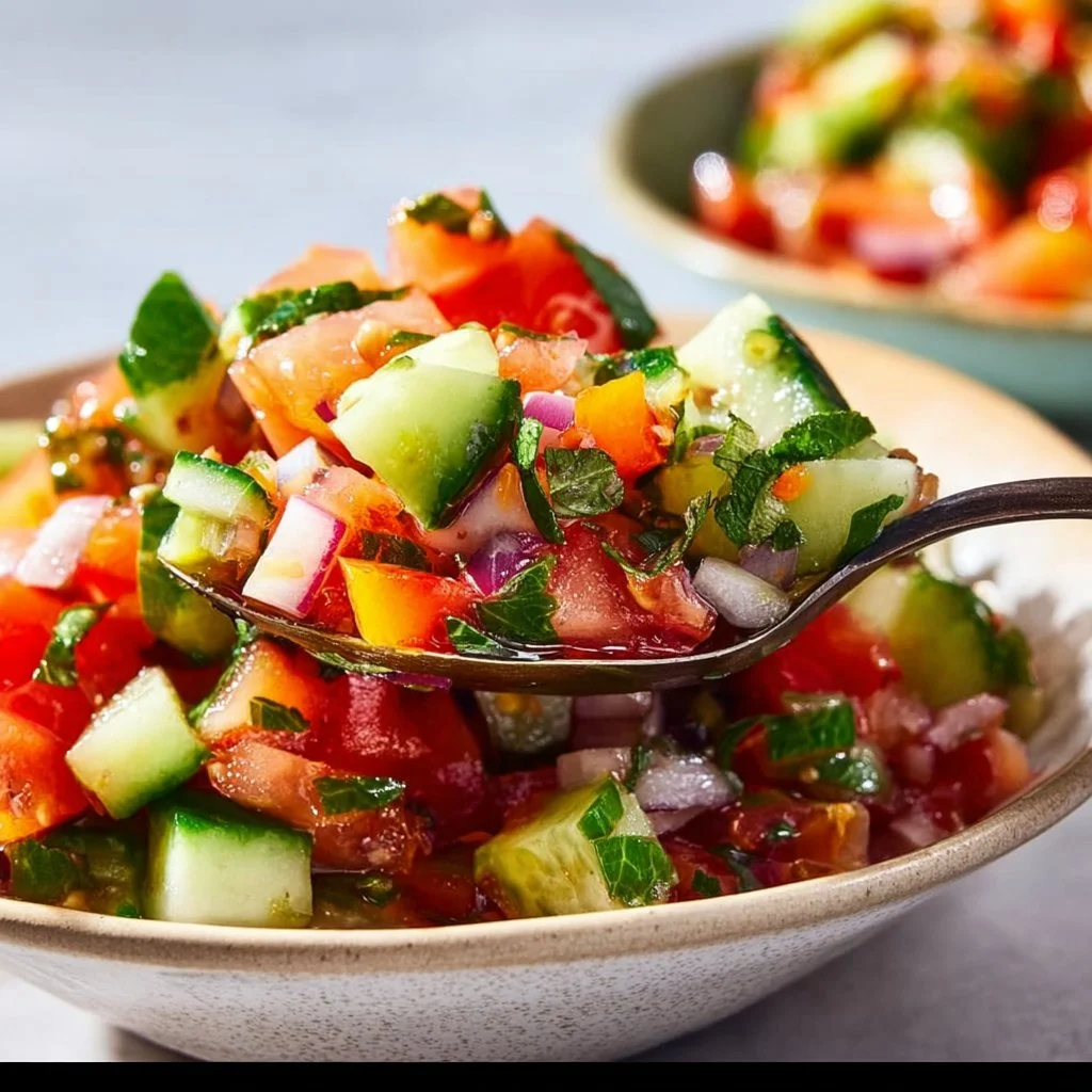 Insalata marocchina: contorni di pomodoro irresistibili