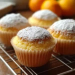 Deliziosi Muffin Ricotta e Arancia appena sfornati