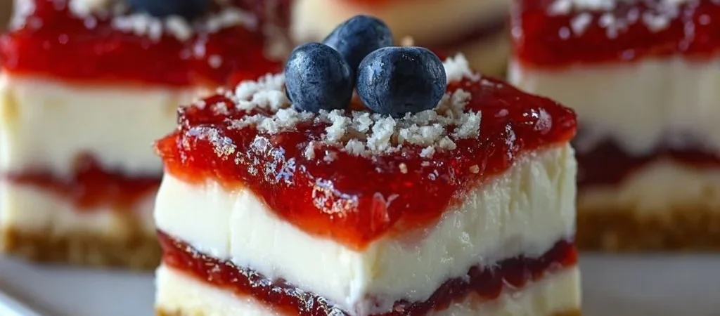 No-Bake Flag Cheesecake Bars: A Festive Treat!