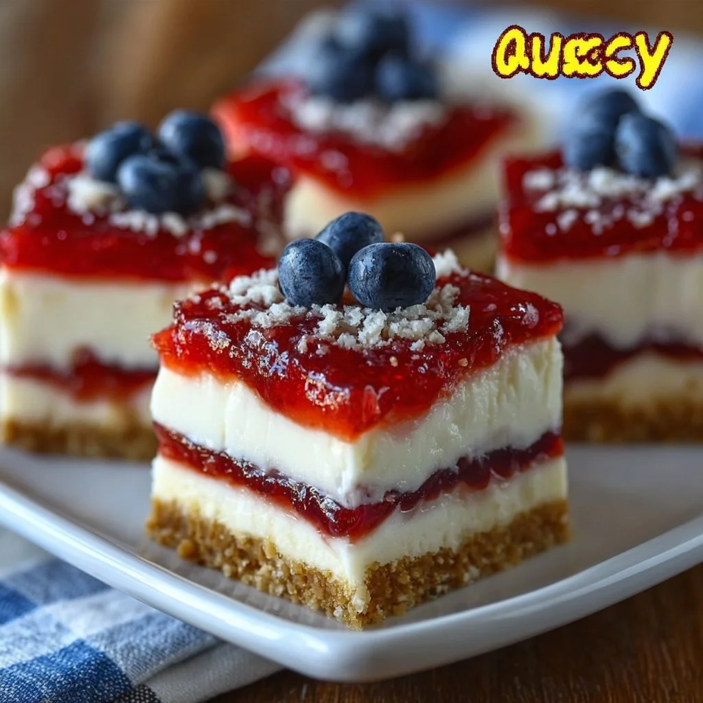 No-Bake Flag Cheesecake Bars: A Festive Treat!