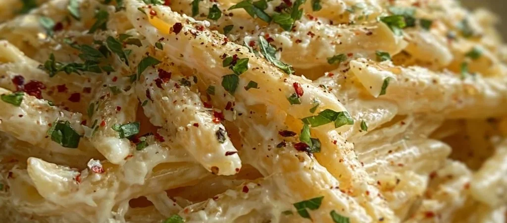 Pasta Cremosa all’Aglio in Pentola Unica