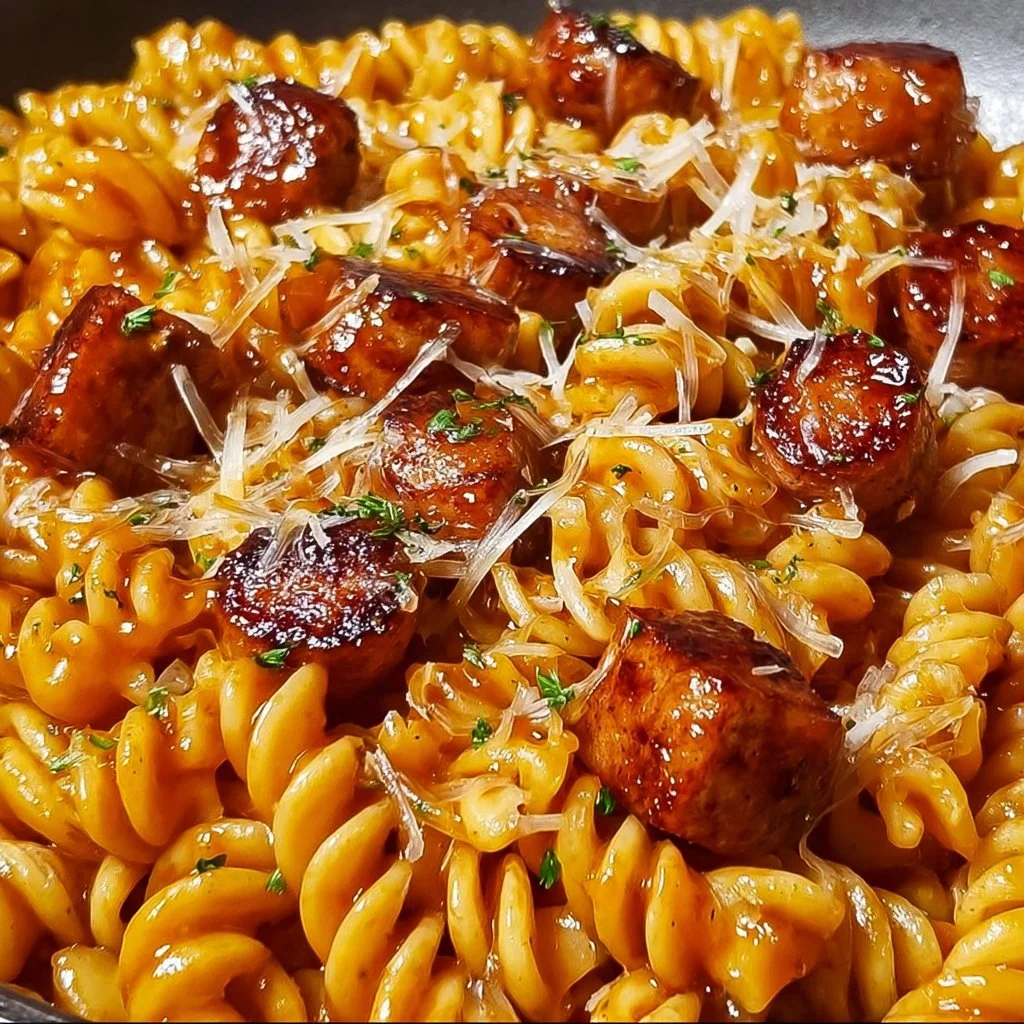Pasta Salsiccia al Miele BBQ in Pentola Unica