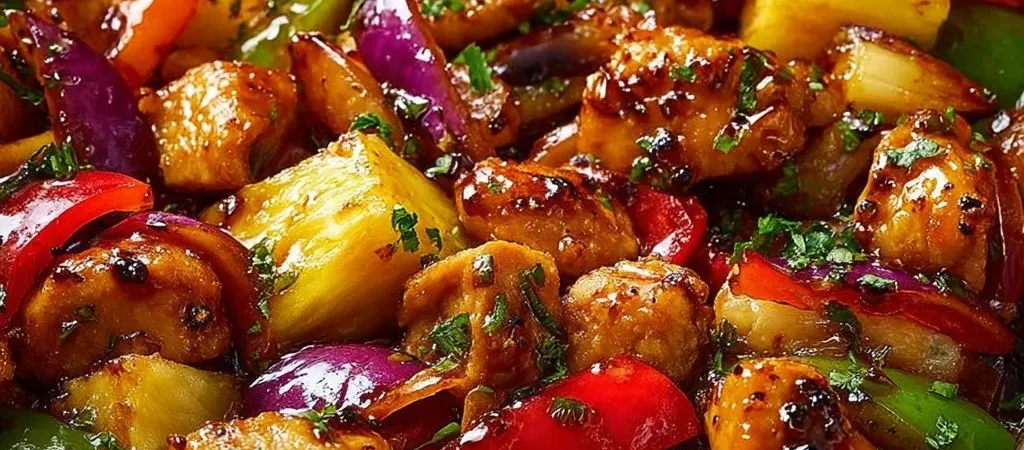 Pollo hawaiano in teglia ricetta facile e gustosa