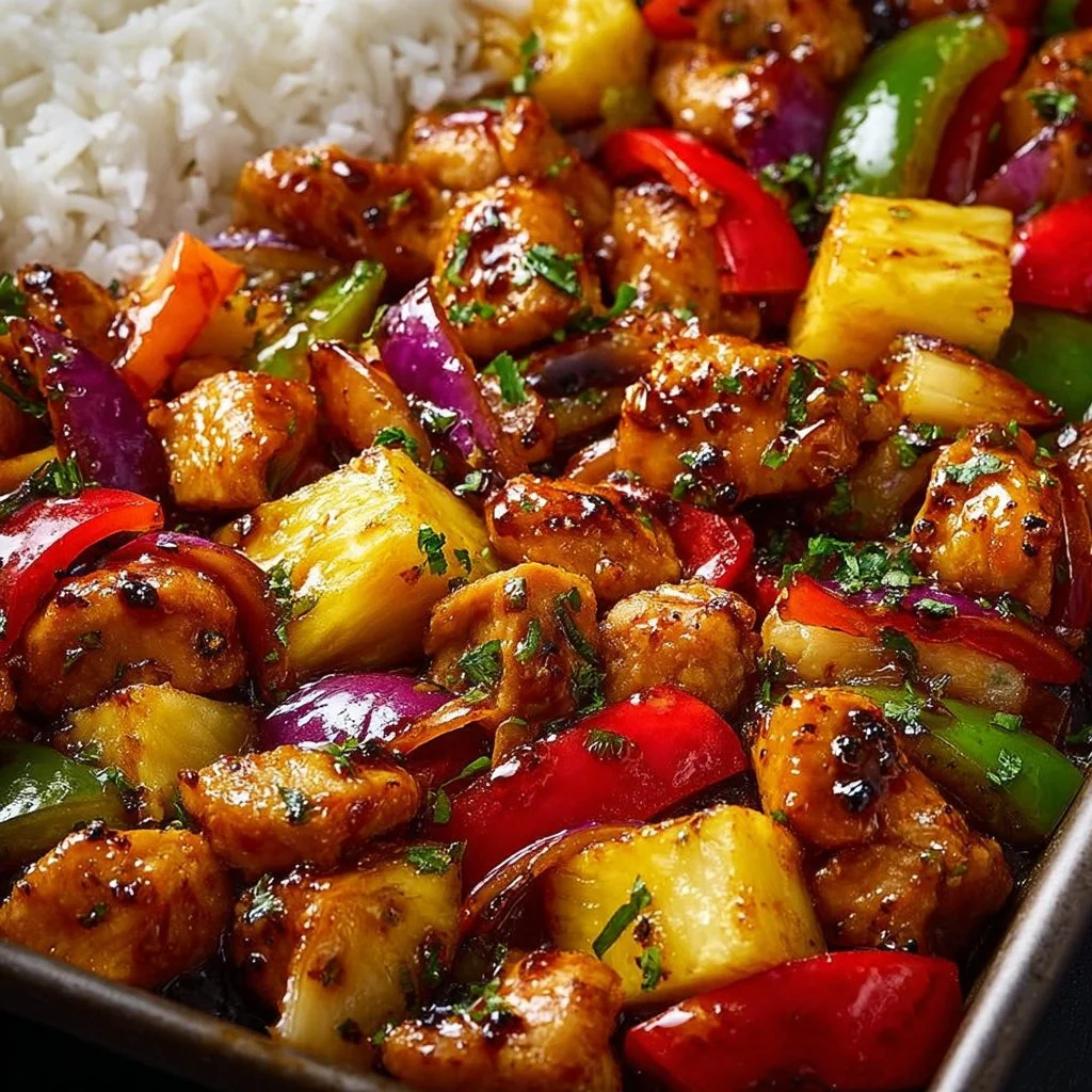 Pollo hawaiano in teglia ricetta facile e gustosa