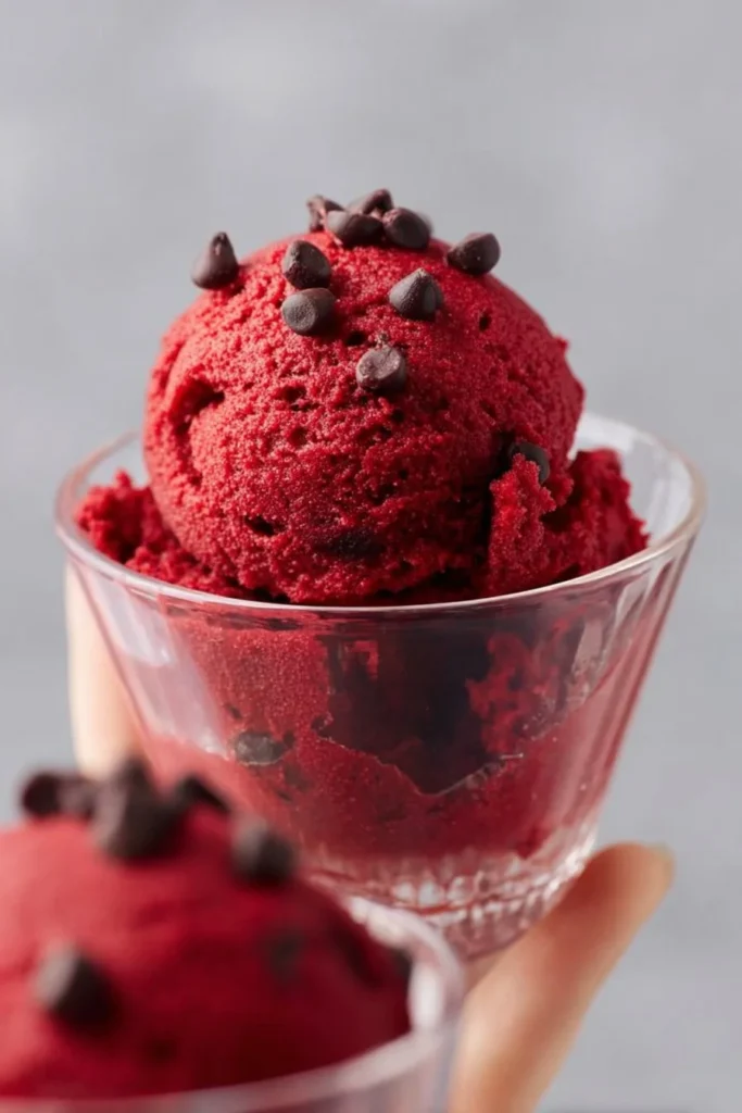 Ricetta red velvet cookie dough pronto da gustare
