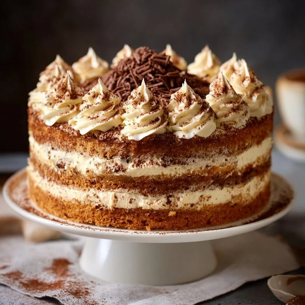 Un dolce caffè delizioso e cremoso servito in una tazza elegante