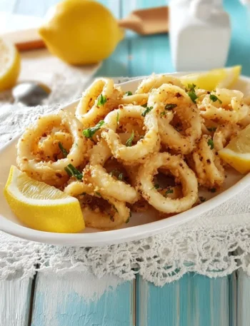 Anelli di calamari gratinati al forno croccanti e deliziosi