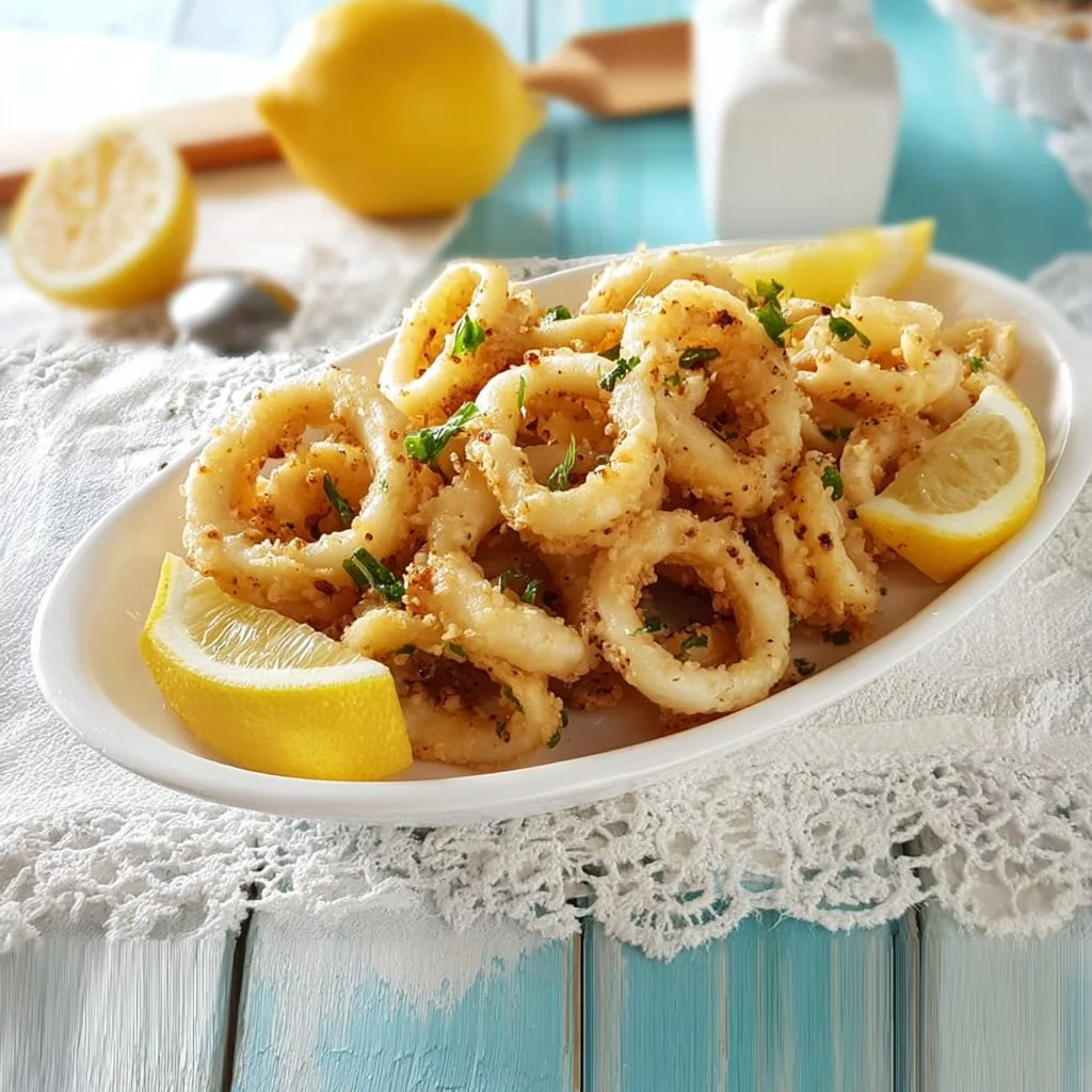 Anelli di calamari gratinati al forno irresistibili