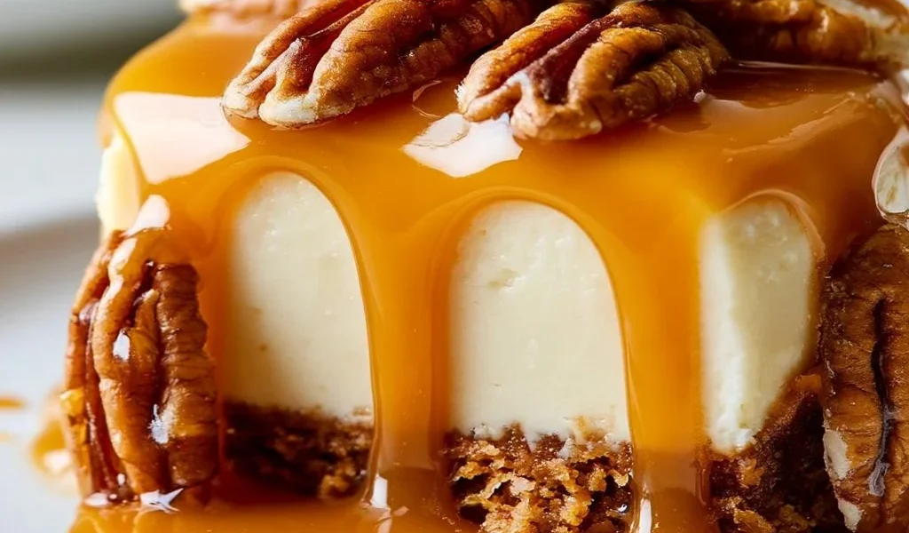 Cheesecake al caramello salato: dessert cremoso e irresistibile.