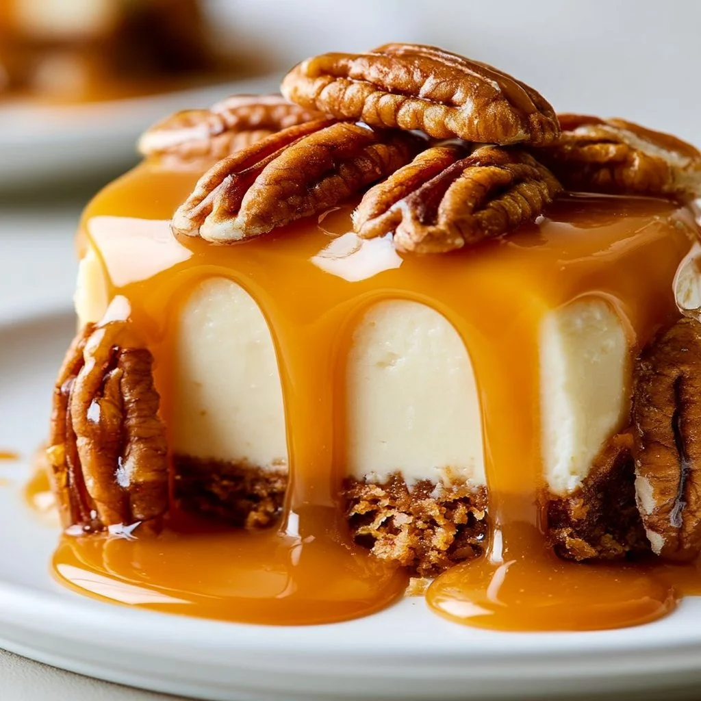 Cheesecake al caramello salato