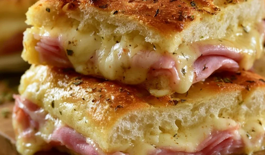 Focaccia Ripiena di Cotto e Provola, un piatto gustoso e tradizionale italiano.