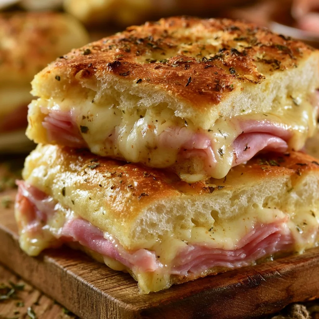Focaccia Ripiena di Cotto e Provola
