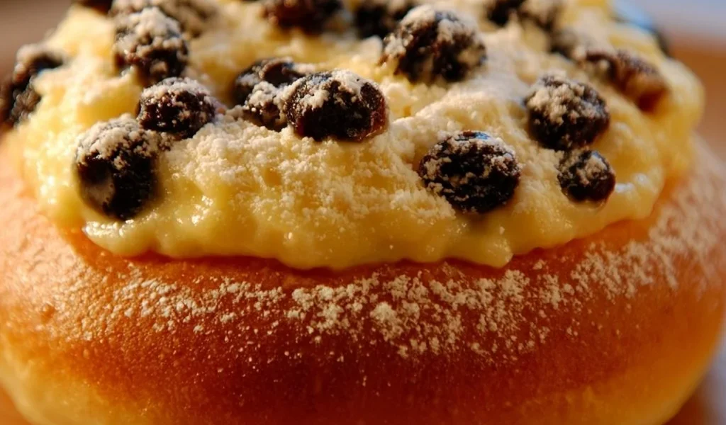Girelle con Crema e Gocce di Cioccolato fresche e gustose