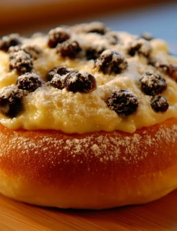 Girelle con Crema e Gocce di Cioccolato fresche e gustose