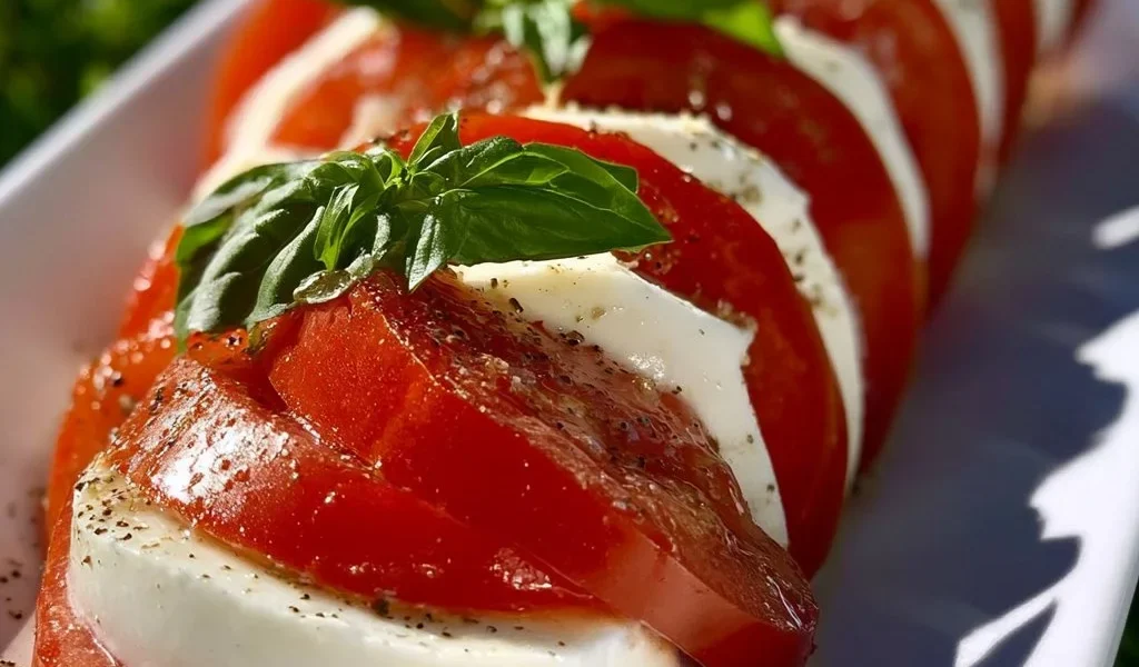 Insalata di Mozzarella e Pomodoro fresca e colorata
