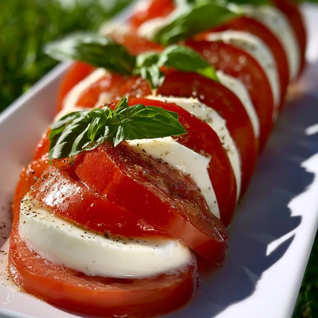 Insalata di Mozzarella e Pomodoro fresca e colorata