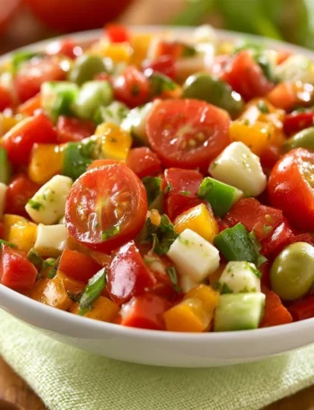 Insalata di Pomodori freschi con Formaggio Primo Sale