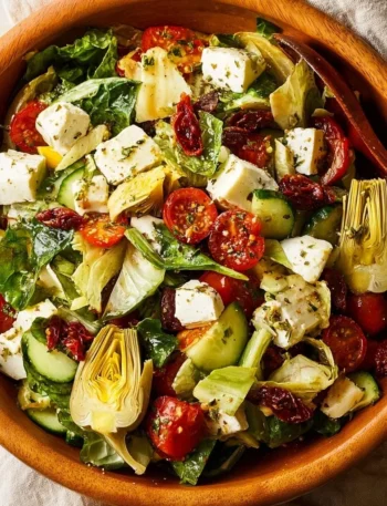 Insalata panzanella fresca con pomodori e pane croccante