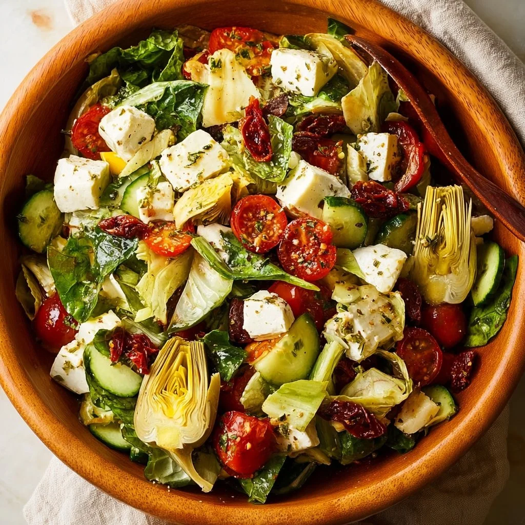 Insalata panzanella fresca e saporita