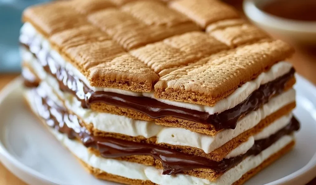 Deliziosa mattonella nutella decorata con cioccolato e nocciole