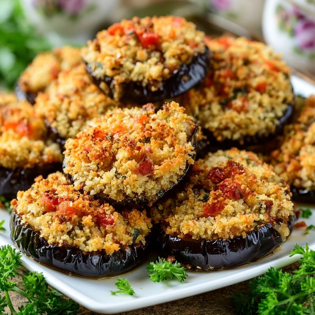 Melanzane Gratinate al Forno con formaggio e spezie