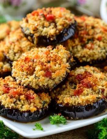 Melanzane gratinate al forno con formaggio e spezie
