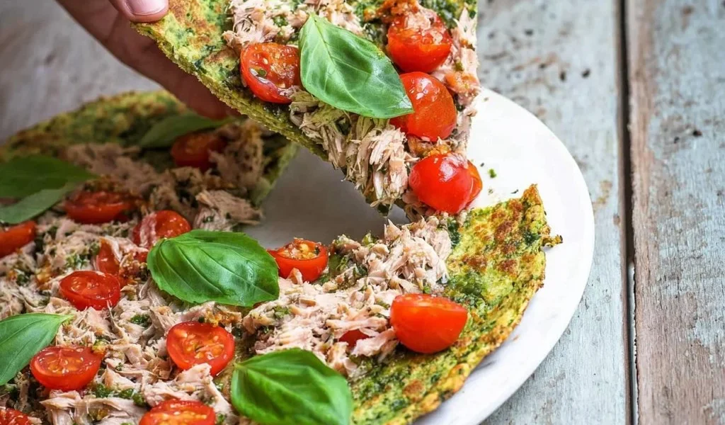 Pizza di Zucchine fresca e deliziosa, ricetta italiana con zucchine