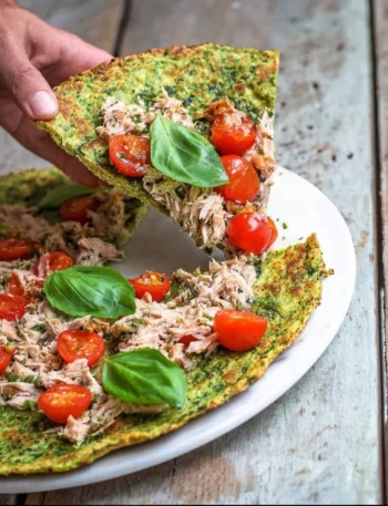 Pizza di Zucchine fresca e deliziosa, ricetta italiana con zucchine