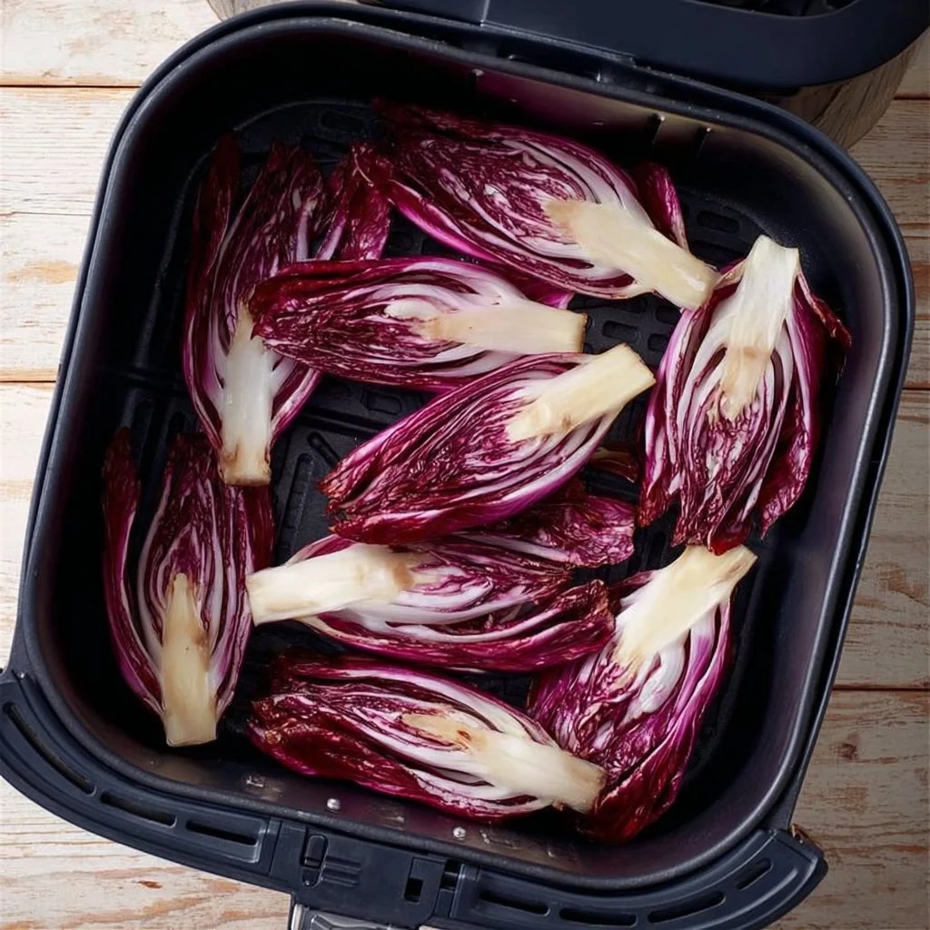 Radicchio in friggitrice ad aria croccante e facile