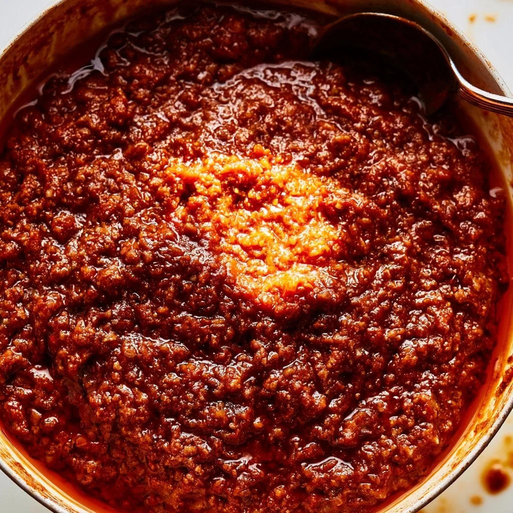 Piatto di pasta con Ragù alla Bolognese, un classico della cucina italiana.