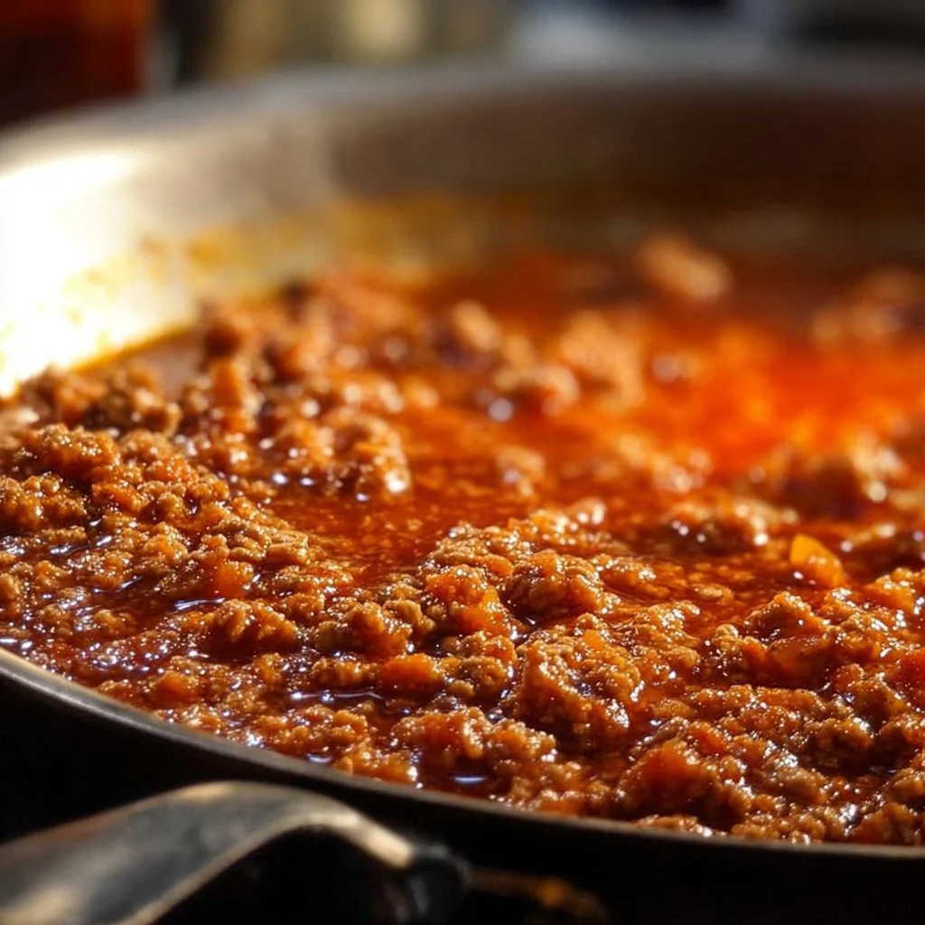 Piatto di Ragù Bolognese servito con pasta fresca