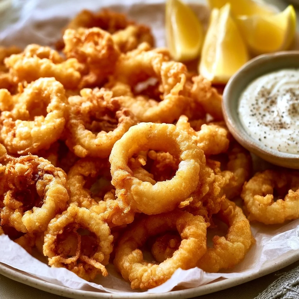 Ricetta di Calamari Fritti in Pastella Tempura