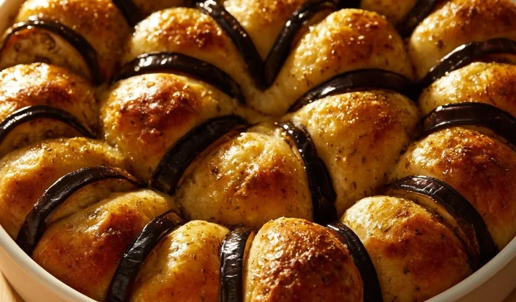 Deliziosi Rotolini di Melanzane ripieni di formaggio e spezie