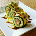 Rotolo di Zucchine appena sfornato, ideale per antipasti o piatti principali.