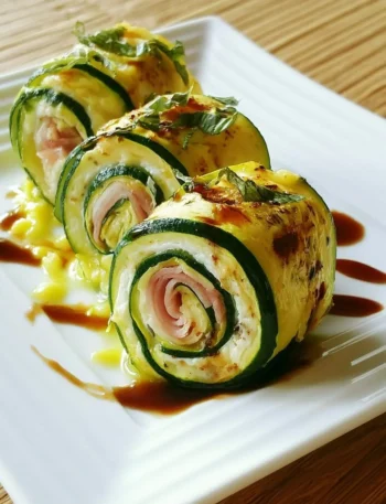 Rotolo di Zucchine appena sfornato, ideale per antipasti o piatti principali.