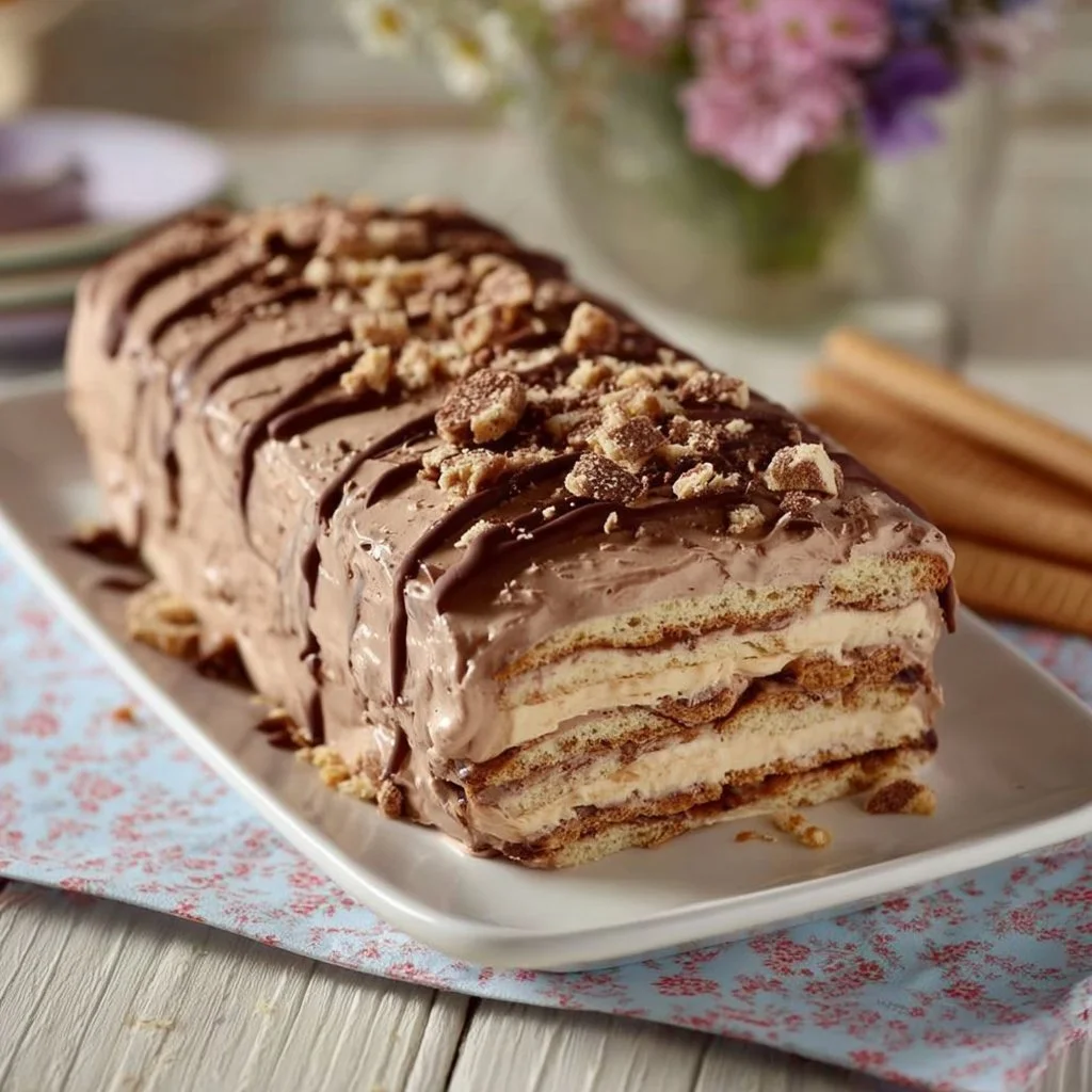 Semifreddo alla nutella e wafer