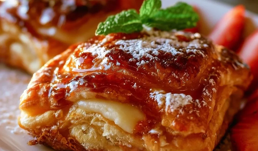 Deliziosa Sfoglia Estiva con frutta fresca e crema