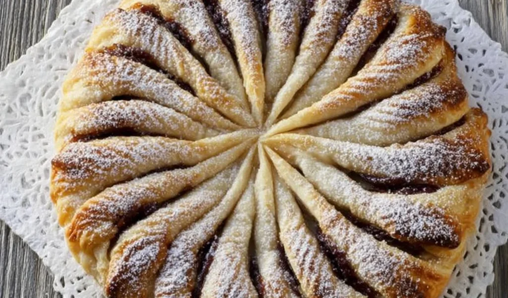 Sole di Sfoglia alla Nutella su un piatto, dolce e invitante