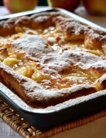 Torta di albumi con mele e marmellata, dolce leggero e gustoso