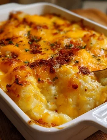 Casseruola di Patate Cariche al Cheddar di Ruth's Chris, un piatto delizioso