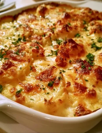 Casseruola di patate cremosa al parmigiano di Ruth's Chris