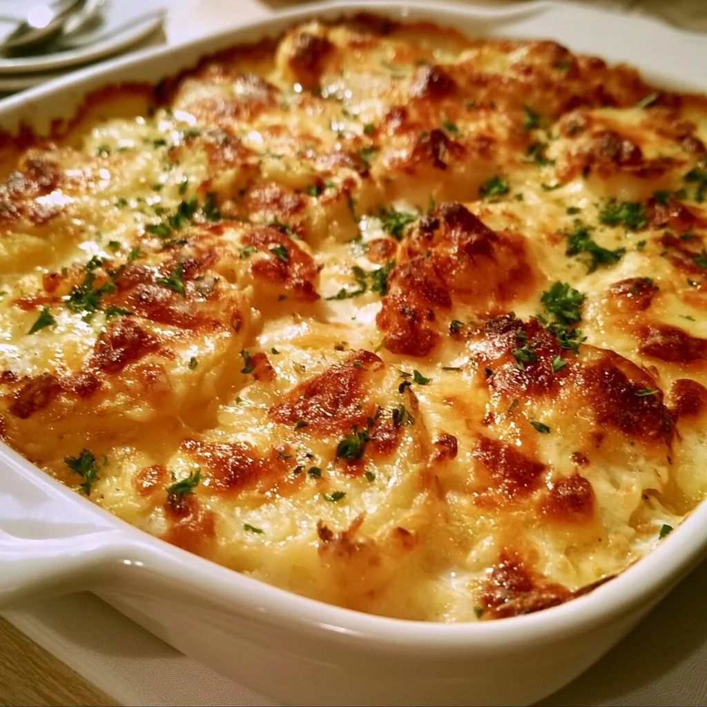 Casseruola di patate cremosa al parmigiano di Ruth's Chris