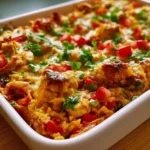 Casseruola di pollo fajita con sapori messicani