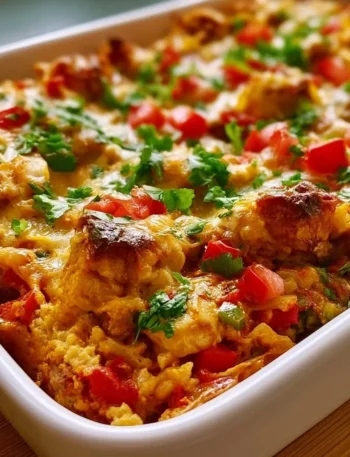 Casseruola di pollo fajita con sapori messicani