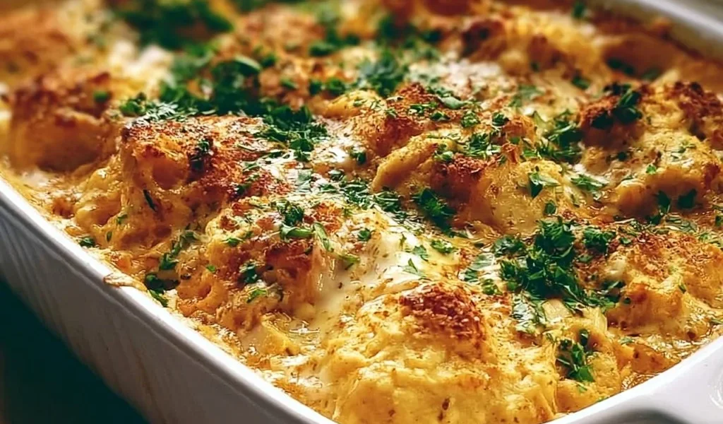Casseruola di pollo Million Dollar Burroso con ingredienti freschi e saporiti