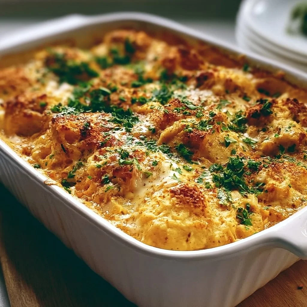 Casseruola di pollo Million Dollar Burroso con ingredienti freschi e saporiti